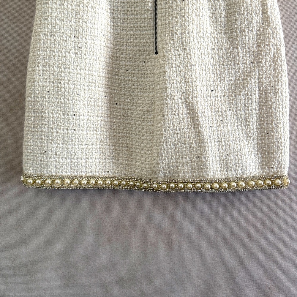 Alice + Olivia Coley Embellished Tweed Minidress - Picture 10 of 11